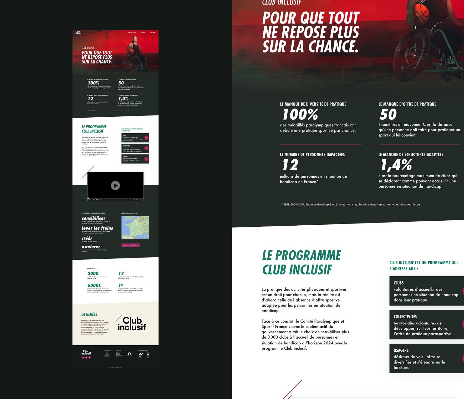 club inclusif homepage