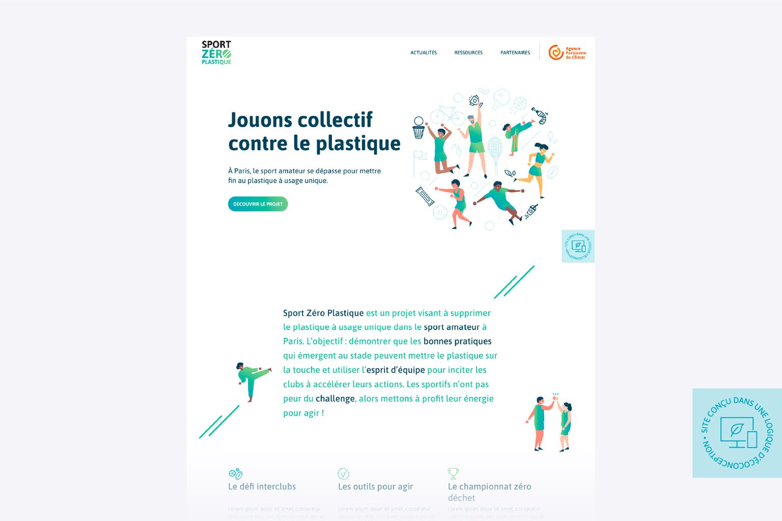 Design du site internet