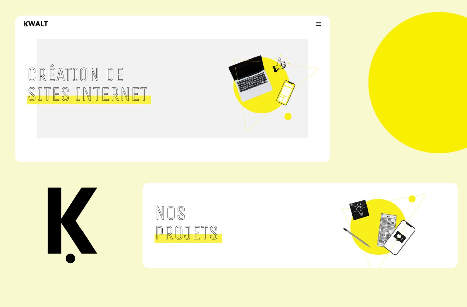 Elements du site