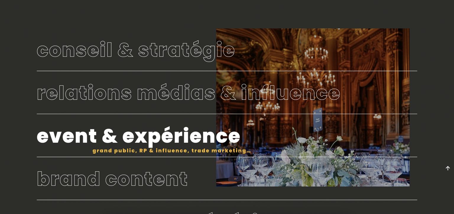 Zoom sur la navigation du site web