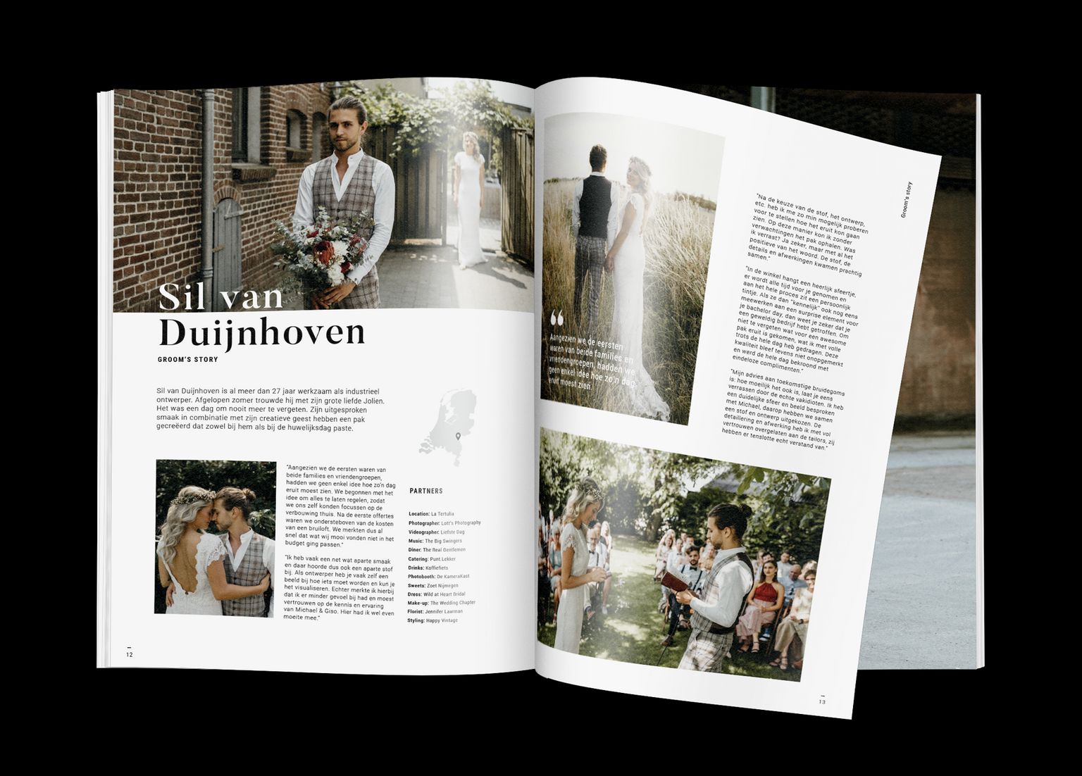 Intérieur du Wedding magazine