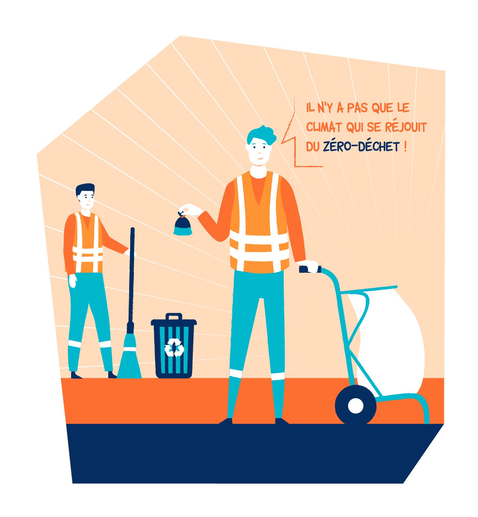 Illustration déchets