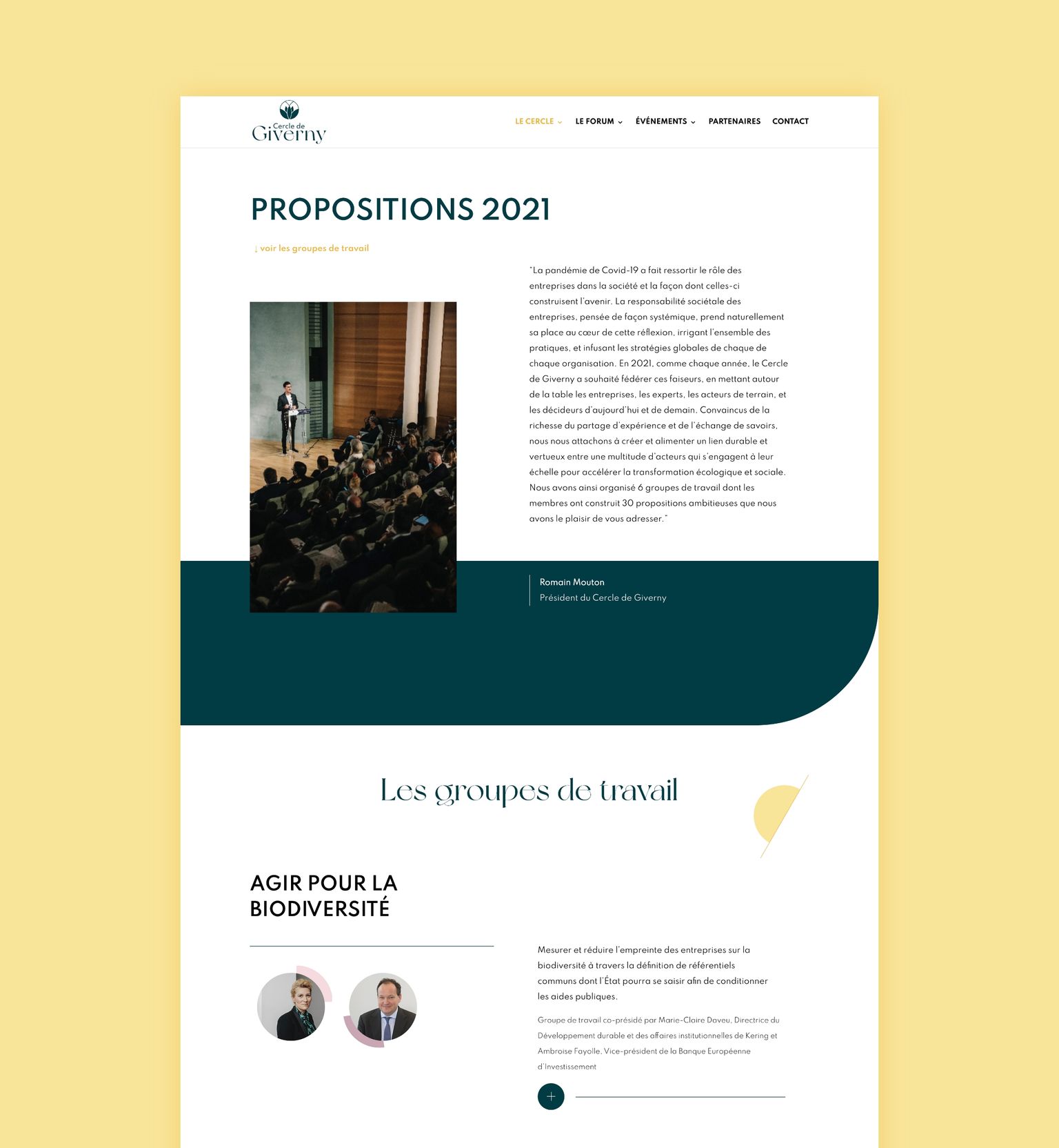 Page site giverny