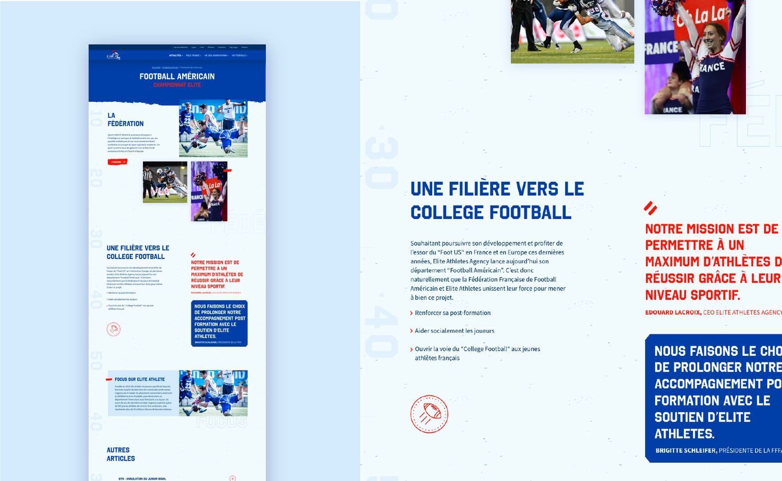 Zoom du site web